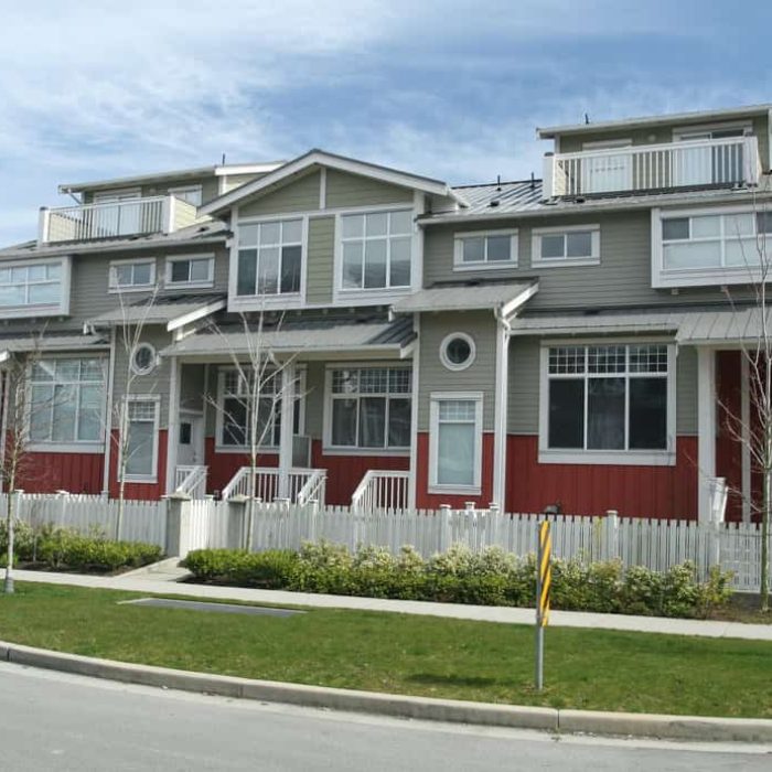 Exterior of multi-family residential building